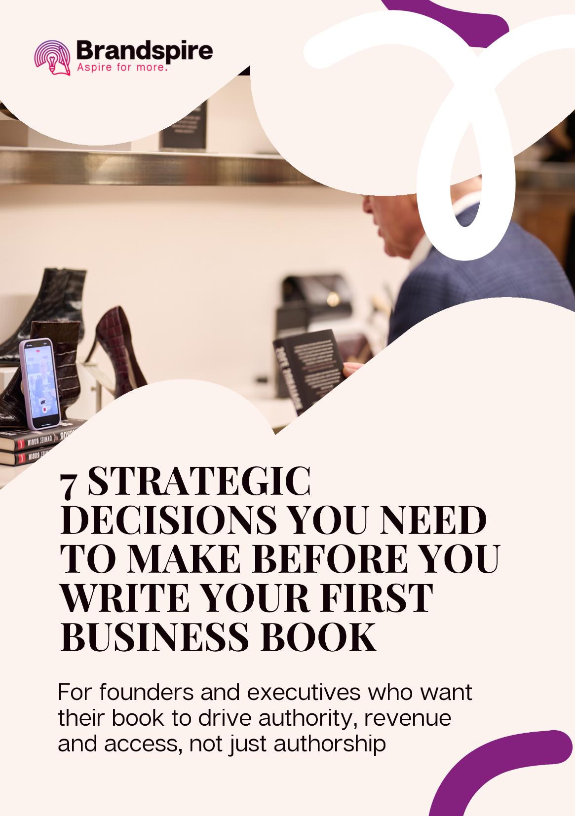 7 Strategic Decisions guide cover